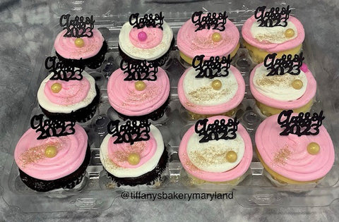 Grad Cupcakes - Dozen