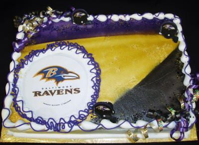 Ravens Sheet Cake with Layon