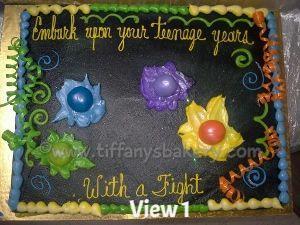 Paintball Sheet Cake