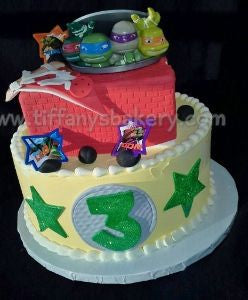 Teenage Mutant Ninja Turtles Celebration Tier Cake 2
