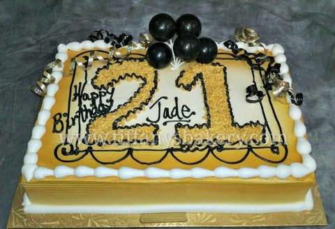 Piped Number on Sheet