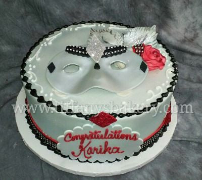 Silver Mask on Round