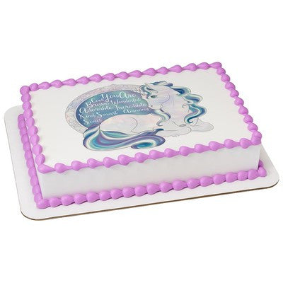 Unicorn Edible Image Layon #20758 Sheet