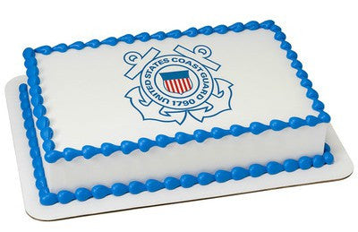 Military-Coast Guard Edible Image Layon #49400 Sheet