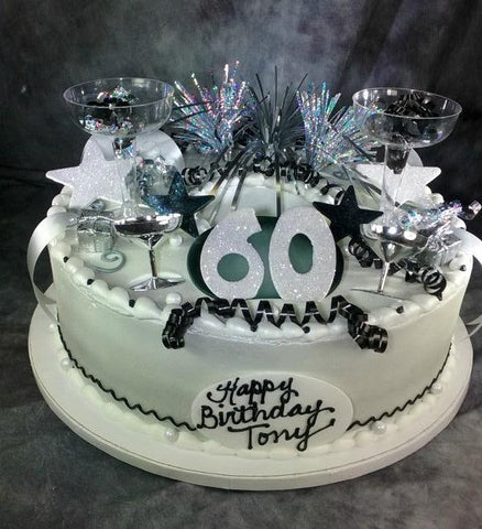 Champagne Toast 14" Round Cake