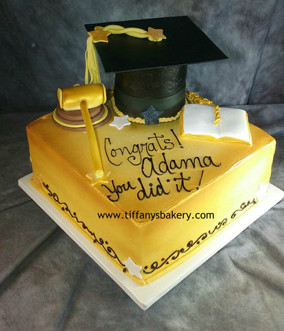 Square Grad Cap with Gavel