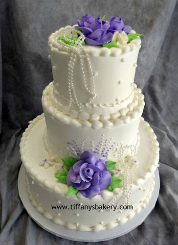 Single Dot Classic Wedding Cake