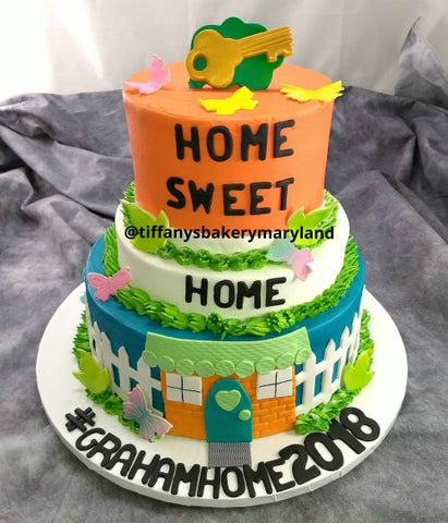 Housewarming Celebration Tier Cake