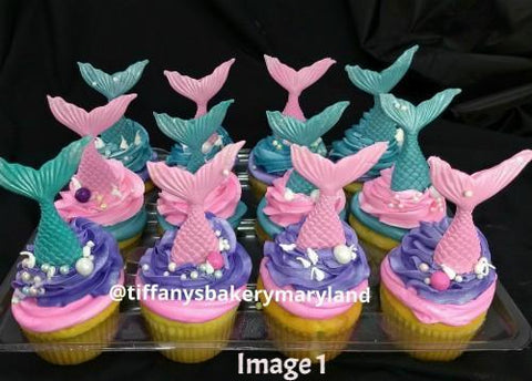 Mermaid Cupcakes - Dozen