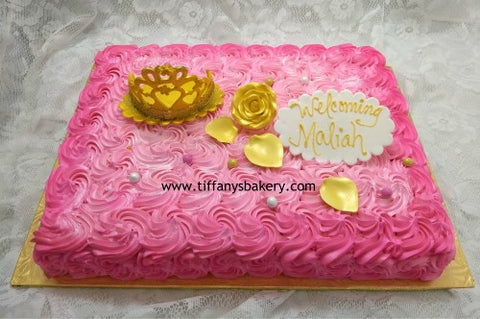 Rosette Sheet Cake