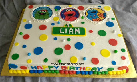 Sesame Street Sheet Cake