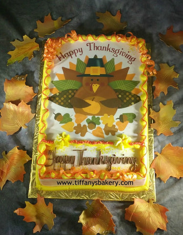 Thanksgiving Turkey Edible Image Layon