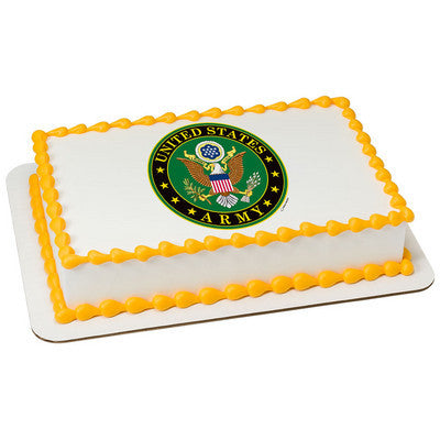 Military-U.S. Army Emblem Edible Image Layon #49398 Sheet