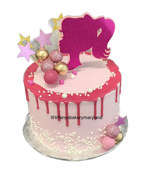 Drip Cake with Barbie
