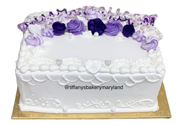 Double Layer Sheet Cake - Quarter Sheet