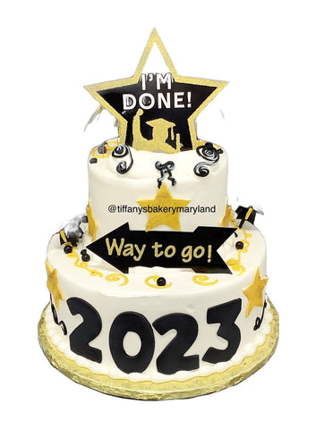 Graduation Celebration Tier Cake 2023
