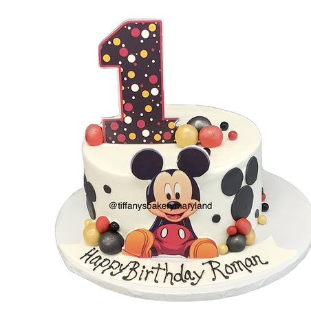 Round 3 Layer Cake - Mickey Mouse Design 2