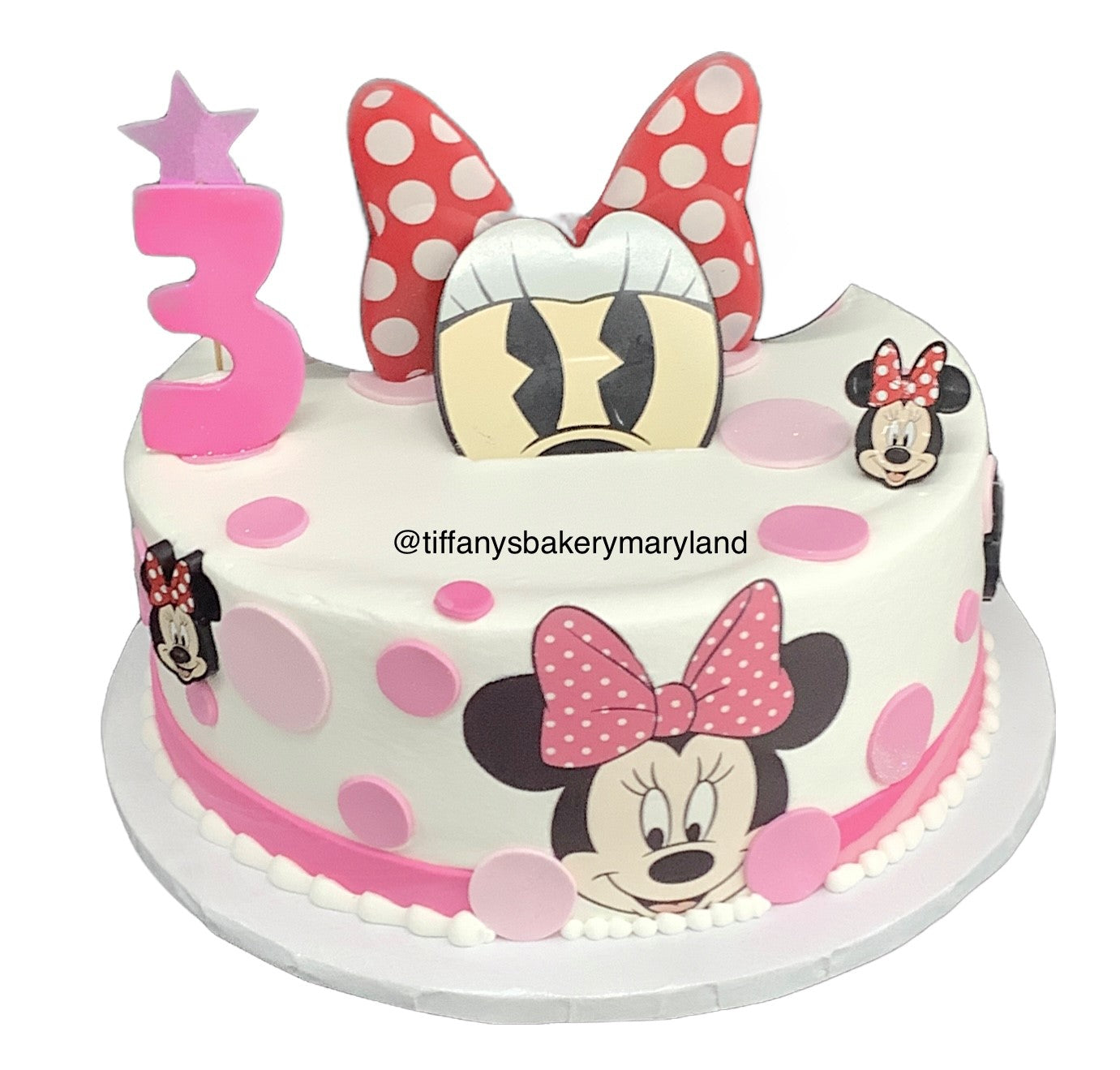 Pretty Minnie Mouse Cake - Wilton
