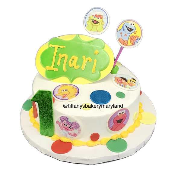 Single Layer 6" Round Smash Cake