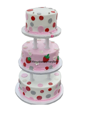 Three Tier Celebration with Dots