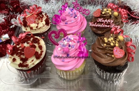 Valentine cupcakes - 6 pack