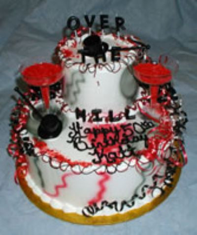 Top Hat Celebration Tier Cake