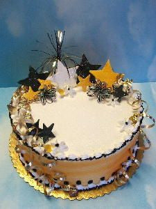 Stardust Round Cake