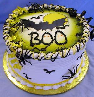 Bat Round Cake