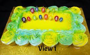 Cupcake Cake - Happy Birthday Candles