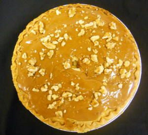 Caramel Apple Walnut Pie