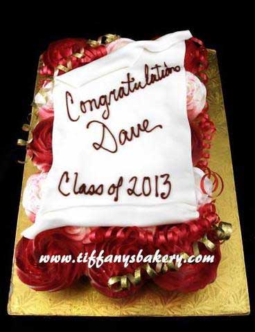 Diploma Cupcake Cake