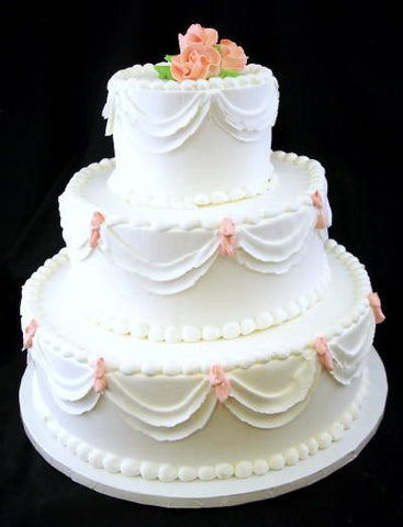 Summer Love Classic Wedding Cake