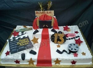 Hollywood Red Carpet Cake