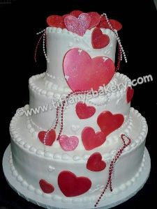 Heart's Desire Classic Wedding Cake