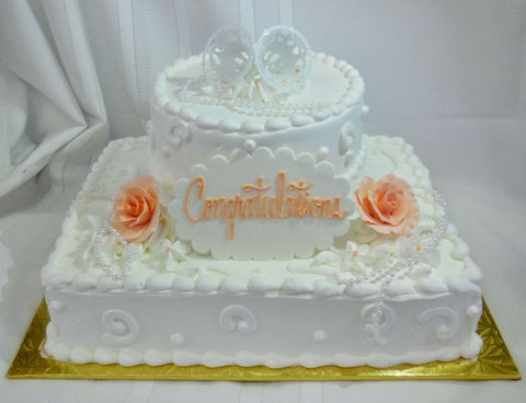 Courthouse Quickie Wedding Cake - 2 Days Notice Required