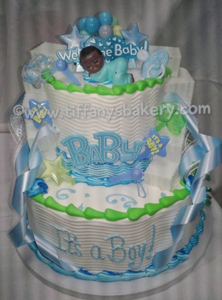 Baby 2 Tier Celebration Tier Cake