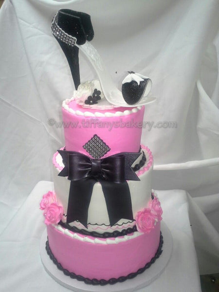 Stiletto on Celebration Tier Cake