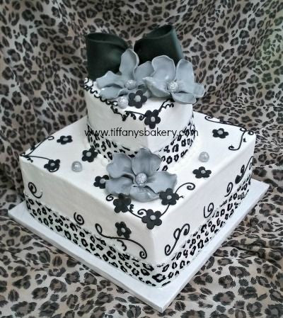 Cheetah Premier Wedding Cake