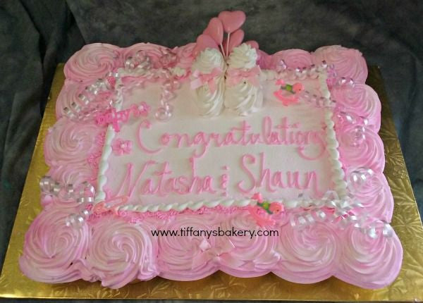 Cupcake Cake, 30 cupcakes  - Baby Bootie