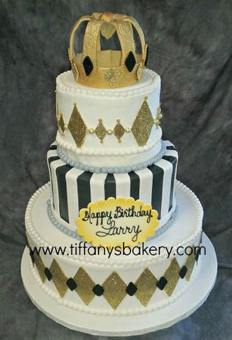 Royal Crown Celebration Tier Cake