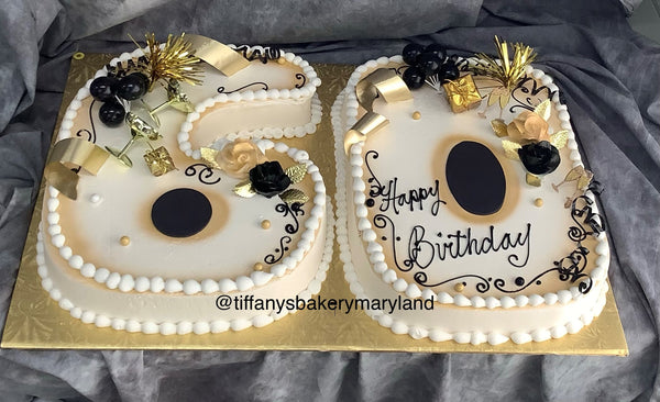 Numbers - Quarter and Half Sheet Cutout