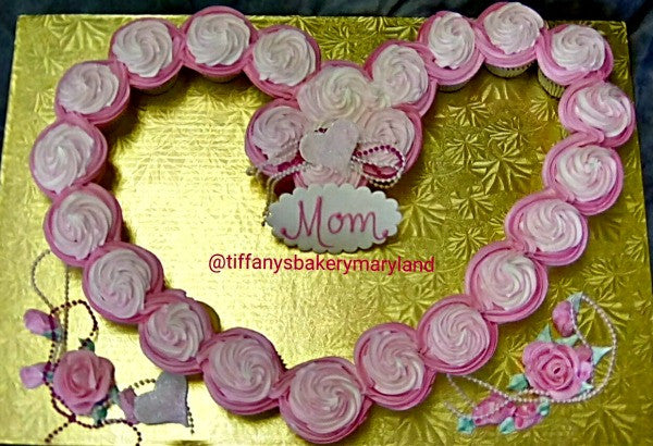 Mother's Day Cupcake Heart