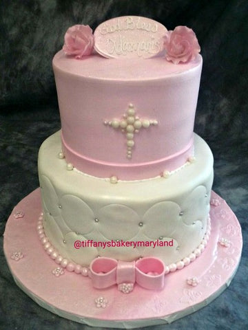 Religious Celebration Tier Cake