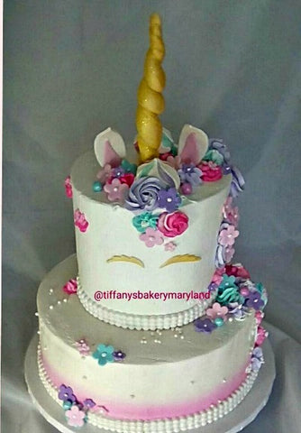 Unicorn Celebration Tier Cake