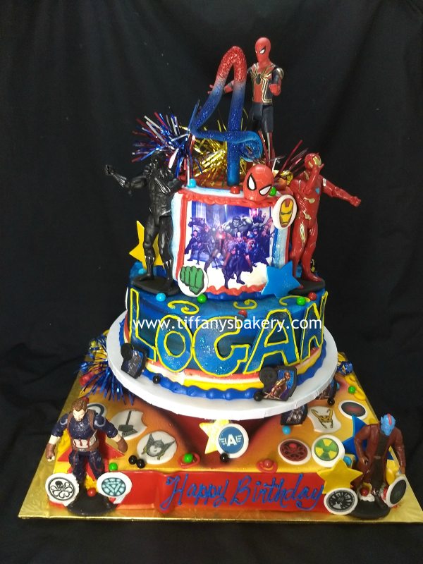 Avengers cake a friend made for my boys 3rd birthday! : r/Baking