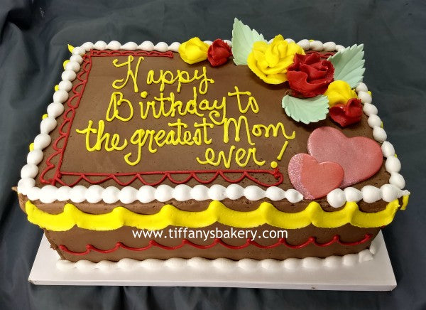 Double Layer Sheet Cake - Quarter Sheet – Tiffany's Bakery