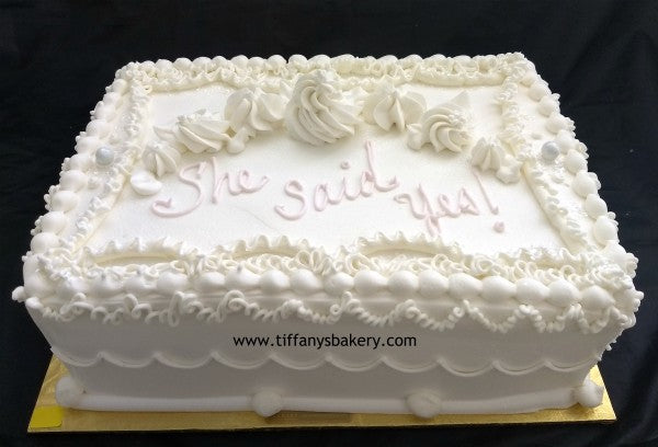 Double Layer Sheet Cake - Quarter Sheet