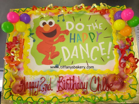 Sesame Street Elmo Happy Dance Edible Image Layon