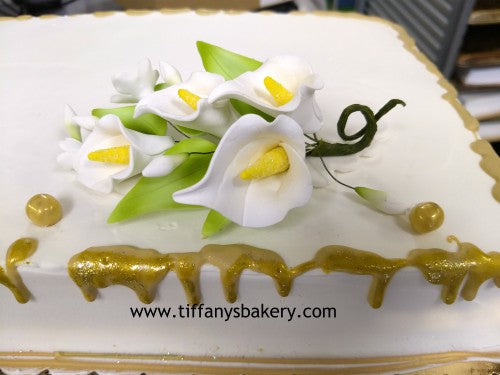 Drip Cake with Three Layers - 6" or 8" Cake Serves 4