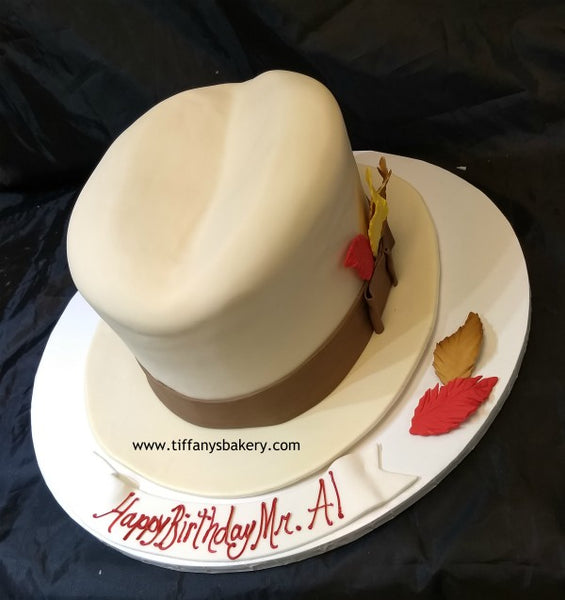 Hat for Him Sculptured Cake – Tiffany's Bakery